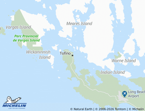 MICHELIN Tofino map - ViaMichelin