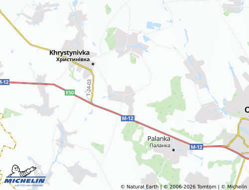 MICHELIN Rozsishky map - ViaMichelin