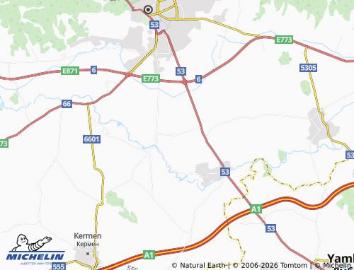 Mappa MICHELIN Gergevets - ViaMichelin