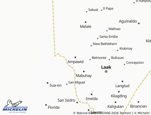MICHELIN Ampawid map - ViaMichelin