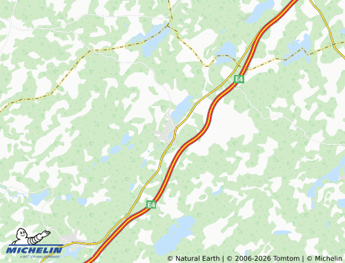 MICHELIN Skånes Fagerhult map - ViaMichelin