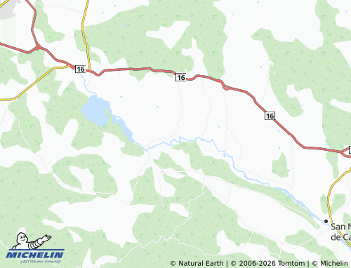 MICHELIN Tres Ojitos map - ViaMichelin