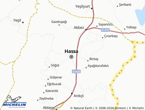 Mappa MICHELIN Derviş Paşa - ViaMichelin