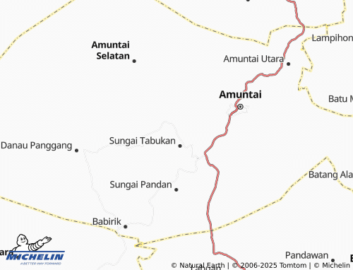 MICHELIN Galagah Hulu map - ViaMichelin