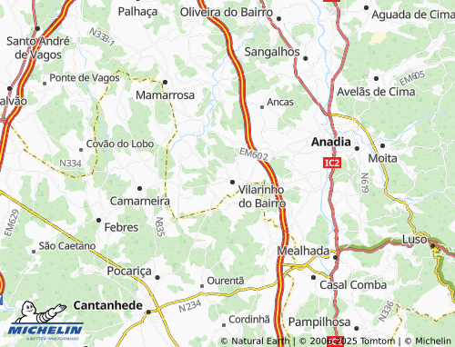 MICHELIN Arrôta map - ViaMichelin