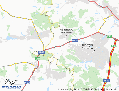 MICHELIN Sanzhary map - ViaMichelin