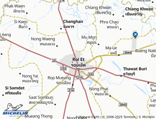 MICHELIN Nuea Mueang map - ViaMichelin