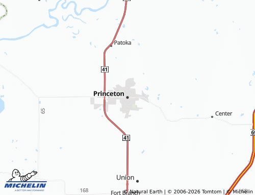 Mappa MICHELIN Princeton - ViaMichelin