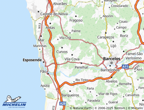 MICHELIN Vila Cova map - ViaMichelin
