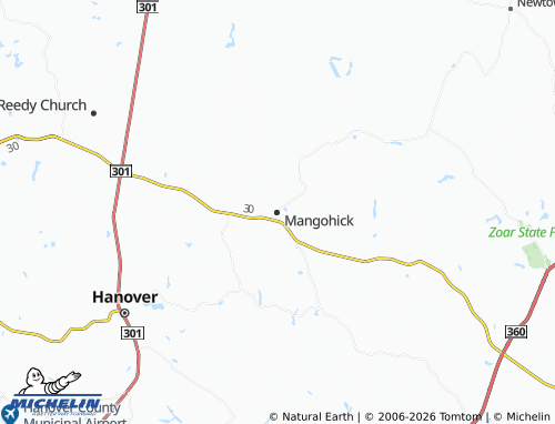 Mappa MICHELIN Mangohick - ViaMichelin