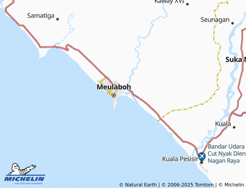 MICHELIN Padang Seurahet map - ViaMichelin