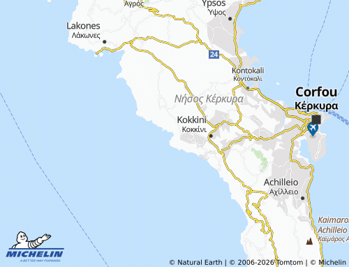 Mapa MICHELIN Ermones - ViaMichelin