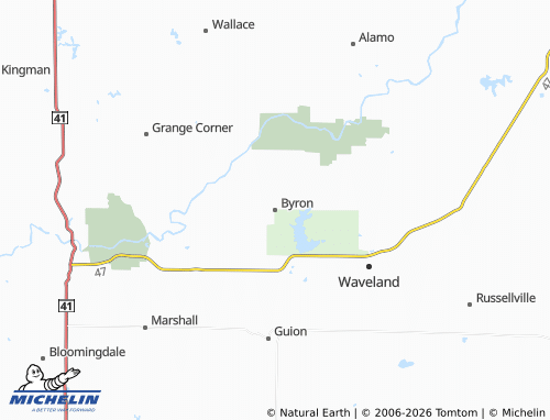 Mappa MICHELIN Byron - ViaMichelin