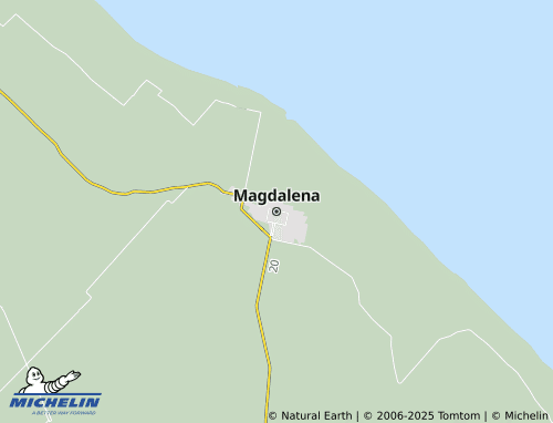 MICHELIN Magdalena map - ViaMichelin