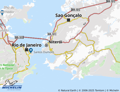 MICHELIN Ititioca map - ViaMichelin
