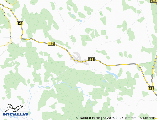 MICHELIN Troškūnai map - ViaMichelin