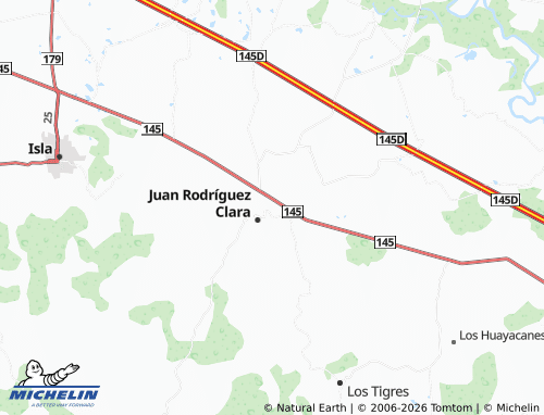 Mapa MICHELIN Tierra Colorada - ViaMichelin