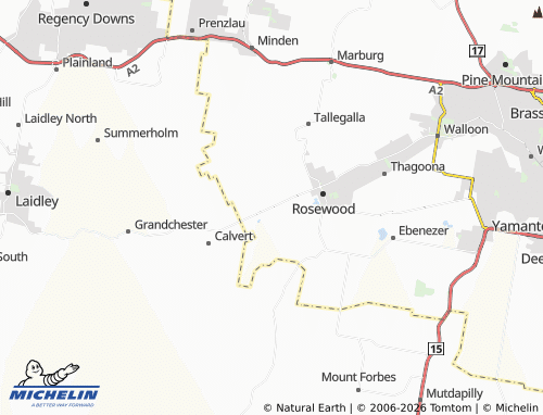 MICHELIN Lanefield map - ViaMichelin