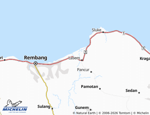 Mapa MICHELIN Gedongmulyo - ViaMichelin