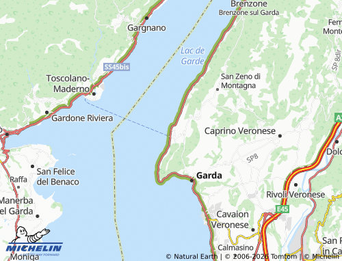 MICHELIN Torri del Benaco map - ViaMichelin