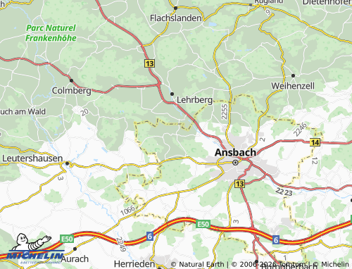 MICHELIN Steinersdorf map - ViaMichelin