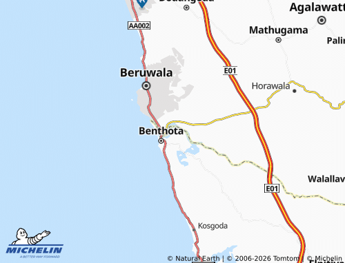 Mappa MICHELIN Yathramulla - ViaMichelin