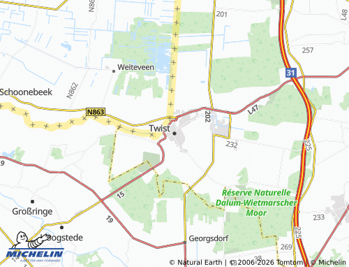 MICHELIN Twist map - ViaMichelin