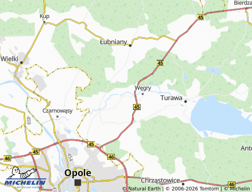 Carte MICHELIN Kolanowice - ViaMichelin