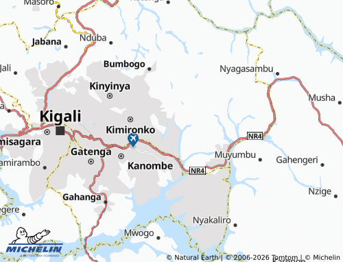 Carte MICHELIN Ndera - ViaMichelin