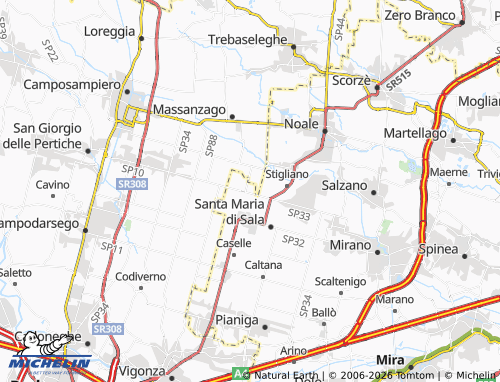 Mapa MICHELIN Sant'Angelo - ViaMichelin