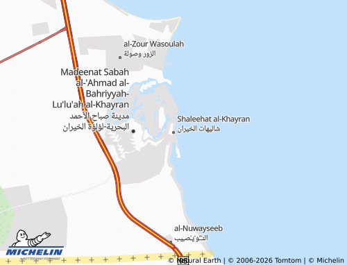 MICHELIN-Landkarte Shaleehat al-Khayran - ViaMichelin