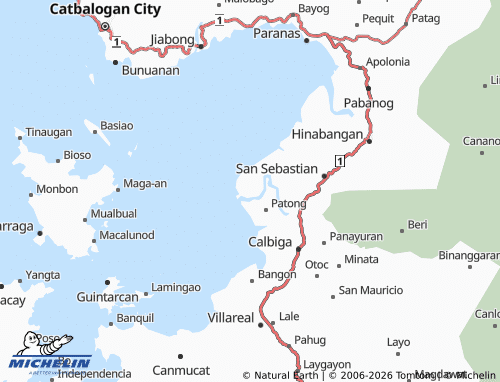MICHELIN Barobaybay map - ViaMichelin