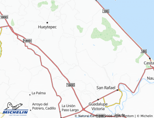 Mapa MICHELIN Isla de Santa Rosa - ViaMichelin