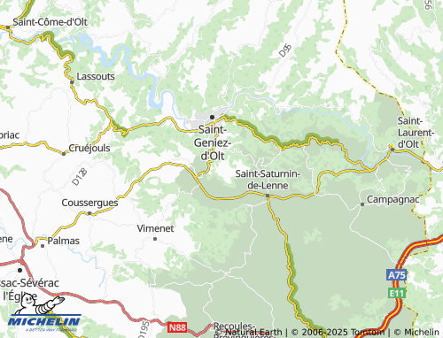 Carte MICHELIN Marnhac - ViaMichelin