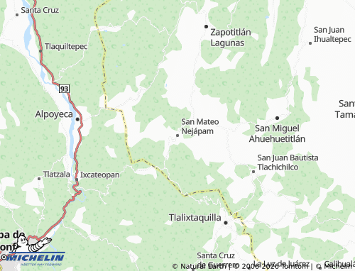 Mappa MICHELIN San Mateo Nejápam - ViaMichelin