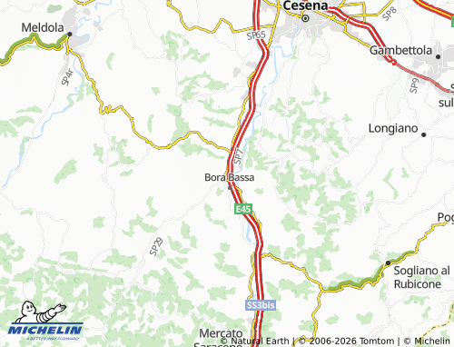 Mappa MICHELIN Borello - ViaMichelin