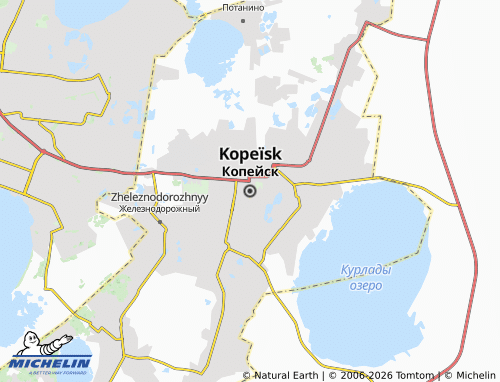 MICHELIN-Landkarte Kopeisk - ViaMichelin