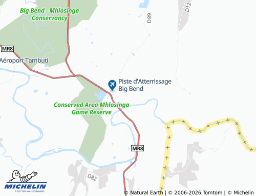 MICHELIN Usuthu map - ViaMichelin