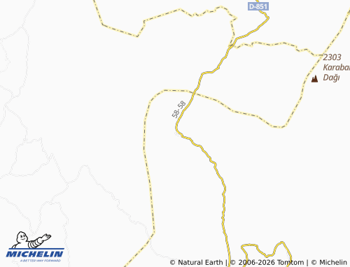 MICHELIN Çat map - ViaMichelin