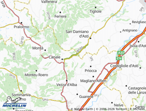 MICHELIN-Landkarte Valpone - ViaMichelin