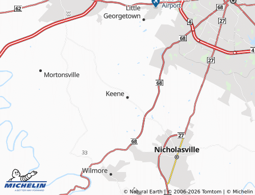 Mappa MICHELIN Keene - ViaMichelin