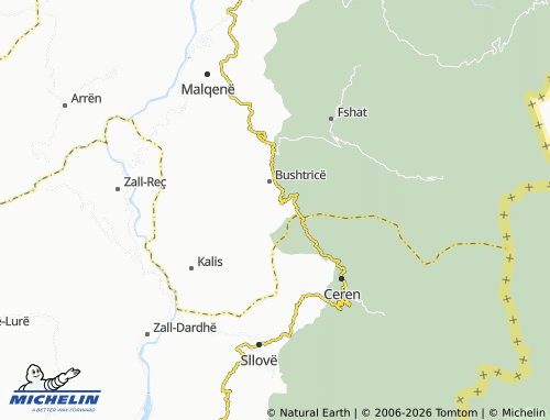 MICHELIN-Landkarte Palush - ViaMichelin