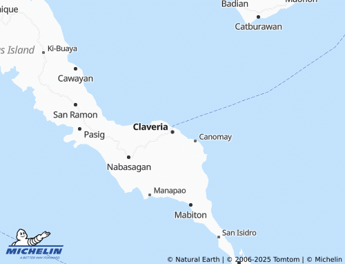 MICHELIN Claveria map - ViaMichelin