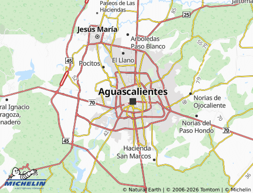 MICHELIN Guadalupe map - ViaMichelin