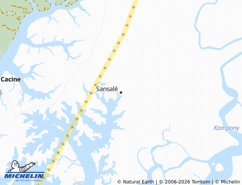 Mapa MICHELIN Sansalé - ViaMichelin