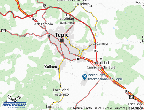 MICHELIN Valle de Matatipac map - ViaMichelin