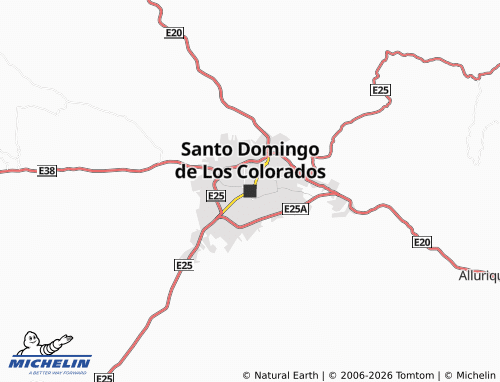 Mapa MICHELIN Santo Domingo de Los Colorados - ViaMichelin