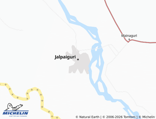 Carte MICHELIN Jalpaiguri - ViaMichelin