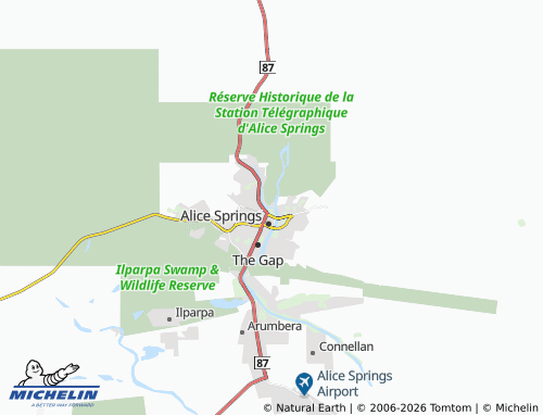Mapa MICHELIN Stuart - ViaMichelin