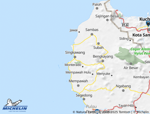 MICHELIN Singkawang map - ViaMichelin